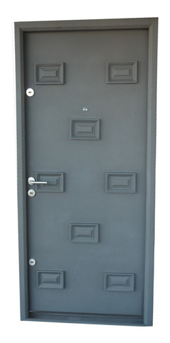 Puerta Exterior Alta Seguridad Doble Chapa Y Poliuretano 001