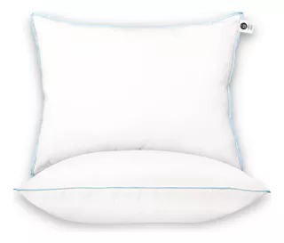 2 Almohadas King Size Firmes Good Night Edición Limitada Color Blanco