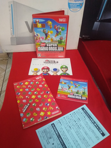 New Super Mario Bros Wii Japonés  Compatible Región Usa Ntsc