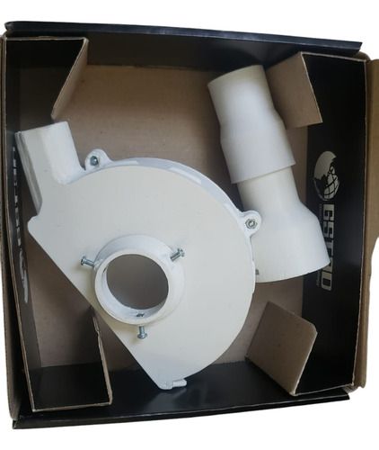 Acanaladora Para Amoladora De 4 Y 5 Pulgas Piso Y Pared. Blanco 60hz