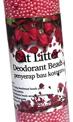 Perlas Desodorantes Para Baños Arena Sanitarios Gatos Color Rosado - Rosas