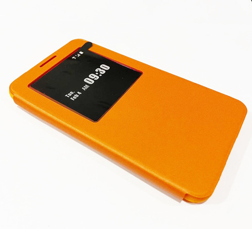 Funda Flip Cover Para Samsung Galaxy Note 3 Naranja