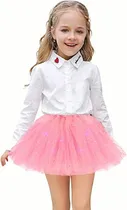 Comprar Faldas Tutú De Tul Para Niñas Con Luz Led Princesa Disfraz