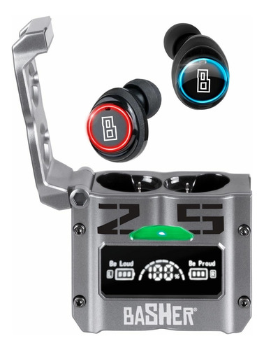 Audífonos True Wireless Bluetooth 5.3 Gamers Bash-4002 Negro