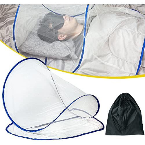 Ultralight Portable Pop-up Mosquito Net Tent, Head Mini...