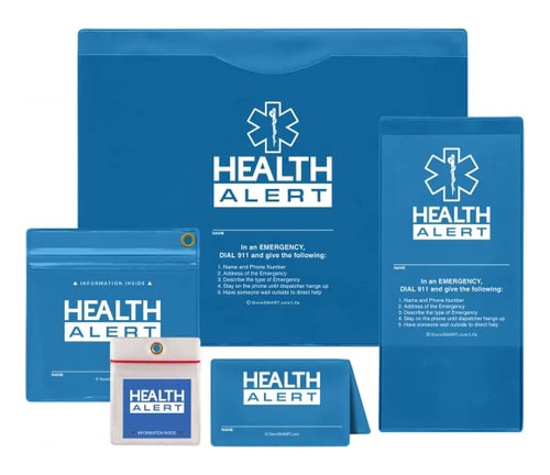 Pack Variado De Alerta De Salud Vial Of Life - Havp5-vp