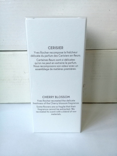 Agua De Tocador Yves Rocher Eau Fraiche Cerisier
