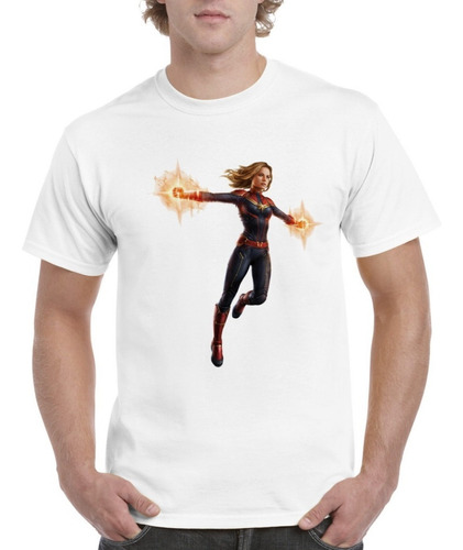 Camiseta Cleen Alexer Avengers Endgame  Capitana Marvel 