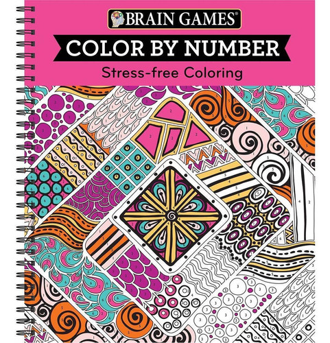 Brain Games - Color By Number: Stress-free Coloring D