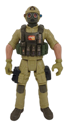 Muñeco Figura Soldado Swat 30 Cm 