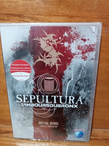 Dvd Sepultura Tamboursdubronx Metal Veins Lacrado De Fabrica