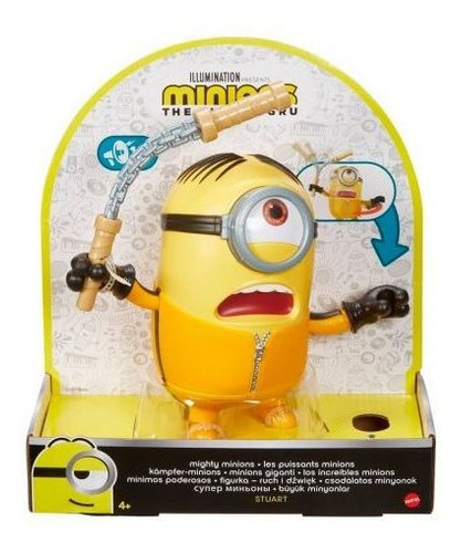 Imagem 4 de 4 de Figura Eletrônica Minions 2 Minions Poderosos Stuart -mattel