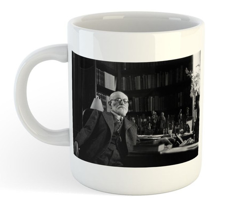 Taza De Ceramica Sigmund Freud Psicoanalisis Psicologia M2