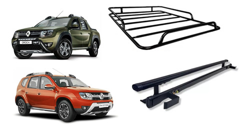 Barras Porta Equipaje Para Renault Duster Y Oroch + Parrilla