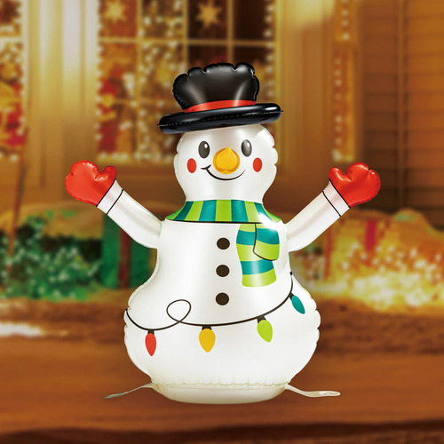 Holiday Time Muñeco De Nieve Inflable 61 Cm Importado