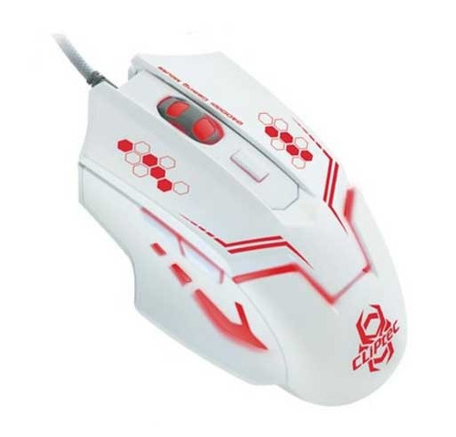 Mouse Gamer Cliptec De Conexión Usb Color Blanco Gaming