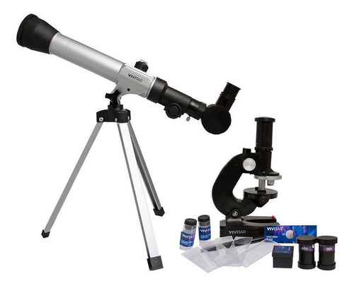 Kit Telescópio E Microscópio Mod Vivtelmic20