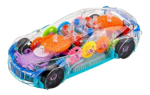 Coche De Juguete Transparente Educativo Con Luces Y Musica