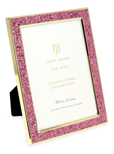 Isaac Jacobs 5x7 Pink Glitter (vertical Y Horizontal) Y Marc