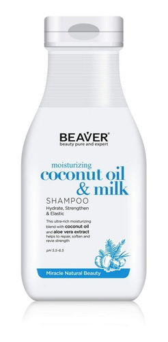 Beaver® Shampoo Hidrante Coconut Oil Y Quinoa 350ml