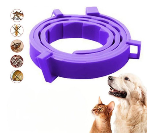 Collar Anti Pulgas Y Garrapatas Para Perros Y Gatos 40cm