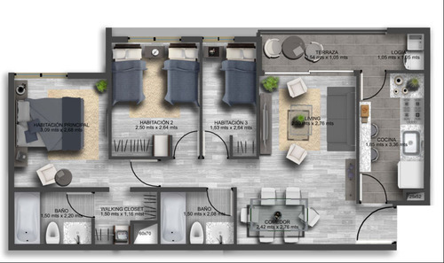 Arriendo Depto. 3d/2b + Est - Quilpué