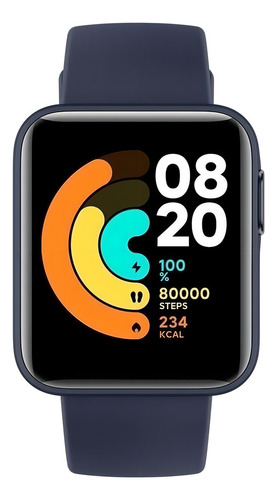 Xiaomi Mi Watch Lite tela de 1.4" com pulseira de tpu - cor navy blue - Excelente (Recondicionado)