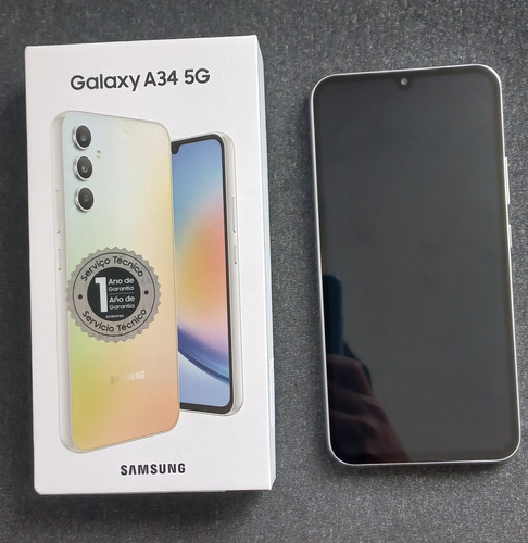 Celular Samsung A34 5g, Awesome Silver