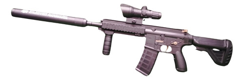 Rifle M416 Hidrogel Gel Automático 7mm Mira Telescópica 