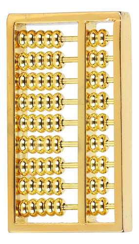 Herramienta De Cálculo Matemático Chino Mini Brass Abacus De