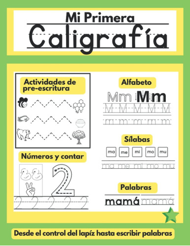 Libro: Mi Primera Libro De Prekínder En Español Para Niños A