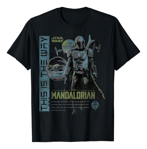 Polera Con Collage De Star Wars The Mandalorian This Is The
