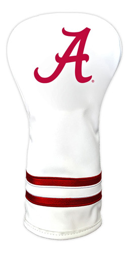 Team Golf Ncaa Alabama Crimson Tide White Vintage Driver Gol