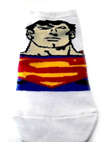 Medias Superman Superheroes Soquetes  Algodon Regalo