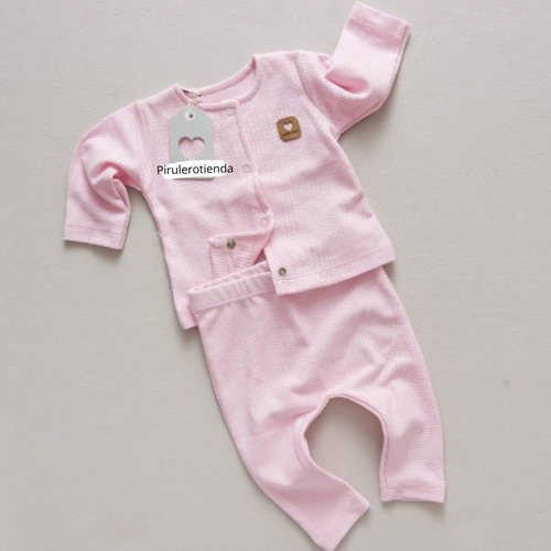 Conjunto De Bebe Rn Saquito Y Babucha Micropanal Nacimiento