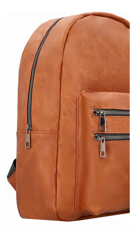Imagen 4 de 6 de Mochila Doble Strap Doble Cierre De Hombre C&a (3014534)