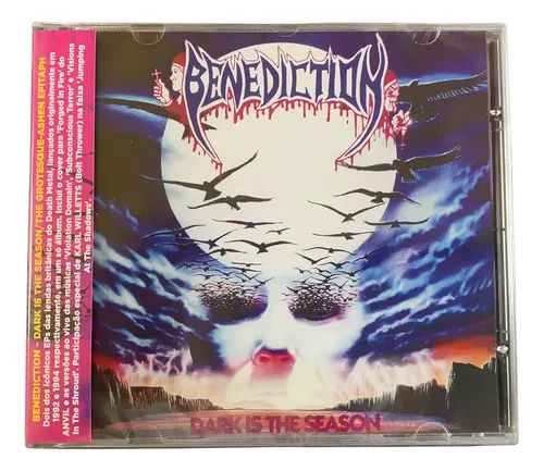 CD Benediction Dark Is the Season Coletânea Reedição 2024 Death