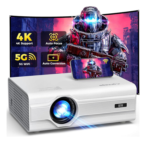 Proyector [auto Focus/keystone] Con Wifi 6 Y Bluetooth...