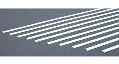 Tiras De Plástico Evergreen .080 X .250 (7), Modelo Evg169