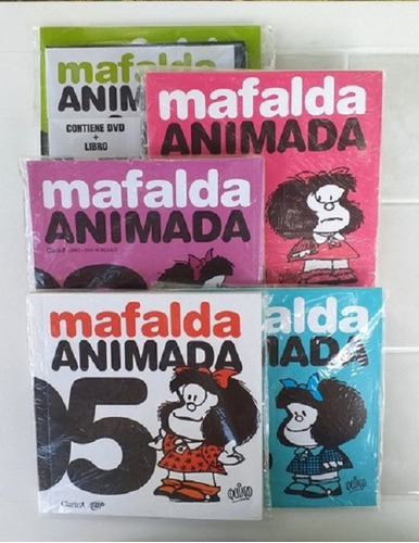 Mafalda Animada Completa Quino Dvd Y Libro Nuevo Sellado