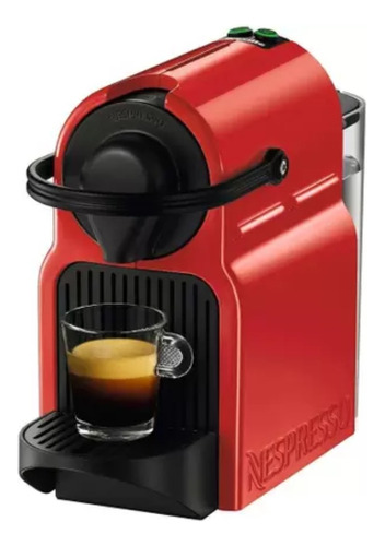Cafeteira Nespresso Inissia C40 automática ruby red para cápsulas monodose 220V - 240V