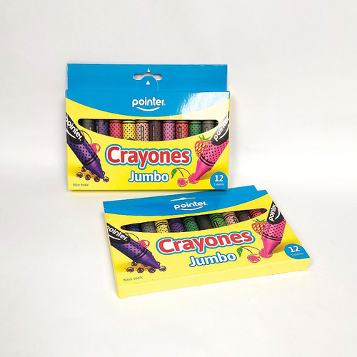 Crayones Jumbos Pointer 12 Unidades 