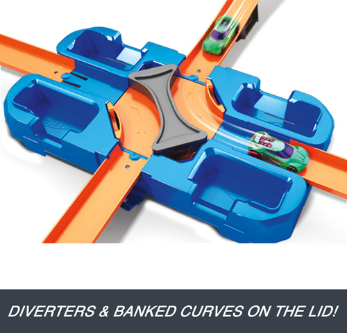 Conjunto De Trilhas Para Carros De Brinquedo Hot Wheels Trac