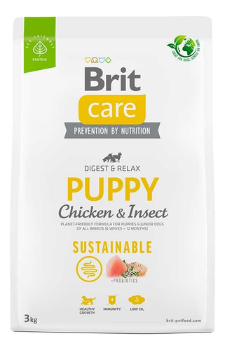 Brit Care Dog Cachorro Chicken Insect 3kg. Np