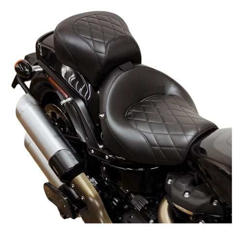 Banco Confortável Harley Fat Bob 2018/23 Completo Bi-partido