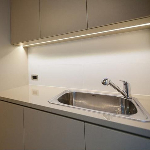 Bajo Alacena Led 50 Cm Artefacto Apto Estantes Tactil Luz Blanco Frío