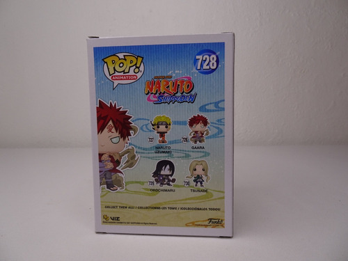 Funko Pop Gaara #728 Metalizado Animation Naruto Shippuden (Usado)