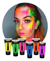 Comprar Pintura Neon Fosforescente Fiesta Rave,electronica Eventos