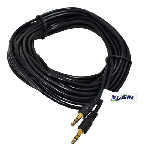 Cable Audio Stereo 3.5mm M-m 10 Metros Nisuta Ns-cau35s10