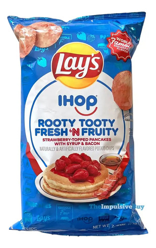 Lay's Ihop Rooty Tooty & Fruity 74.4gr - Importado Canadá